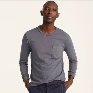 NWT JCrew Men’s long sleeve cotton t-shirt.